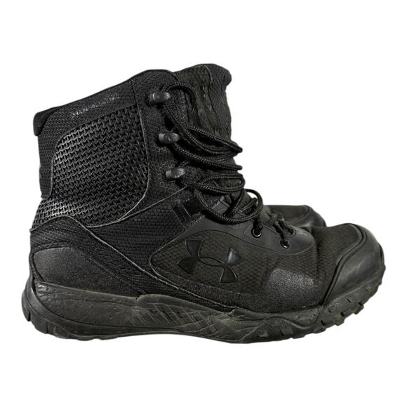 Under Armour Stellar Tactical Boots Men’s 8.5 Black 3021037-001 Lightweight - Picture 1 of 8